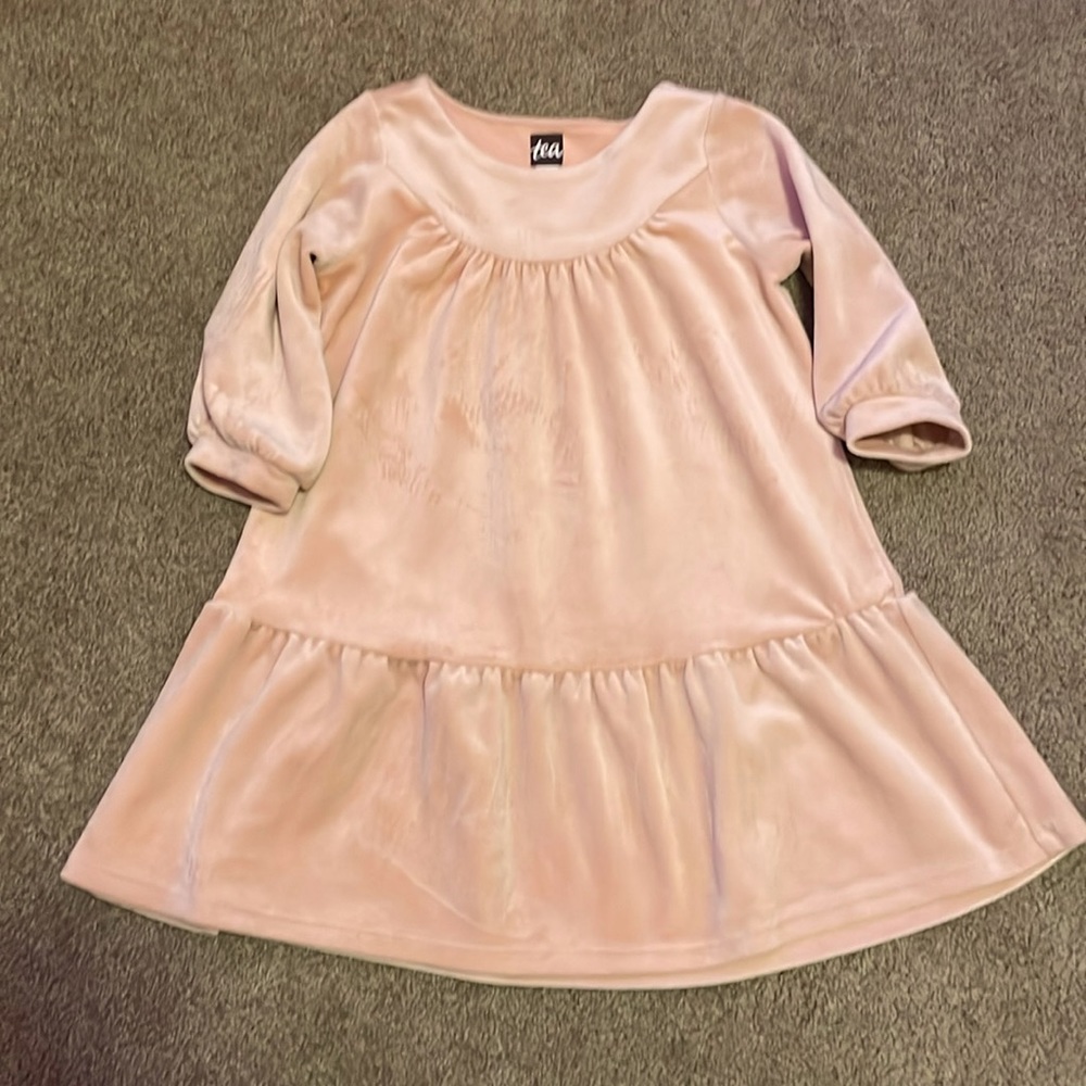 Light Pink Velvet Dress